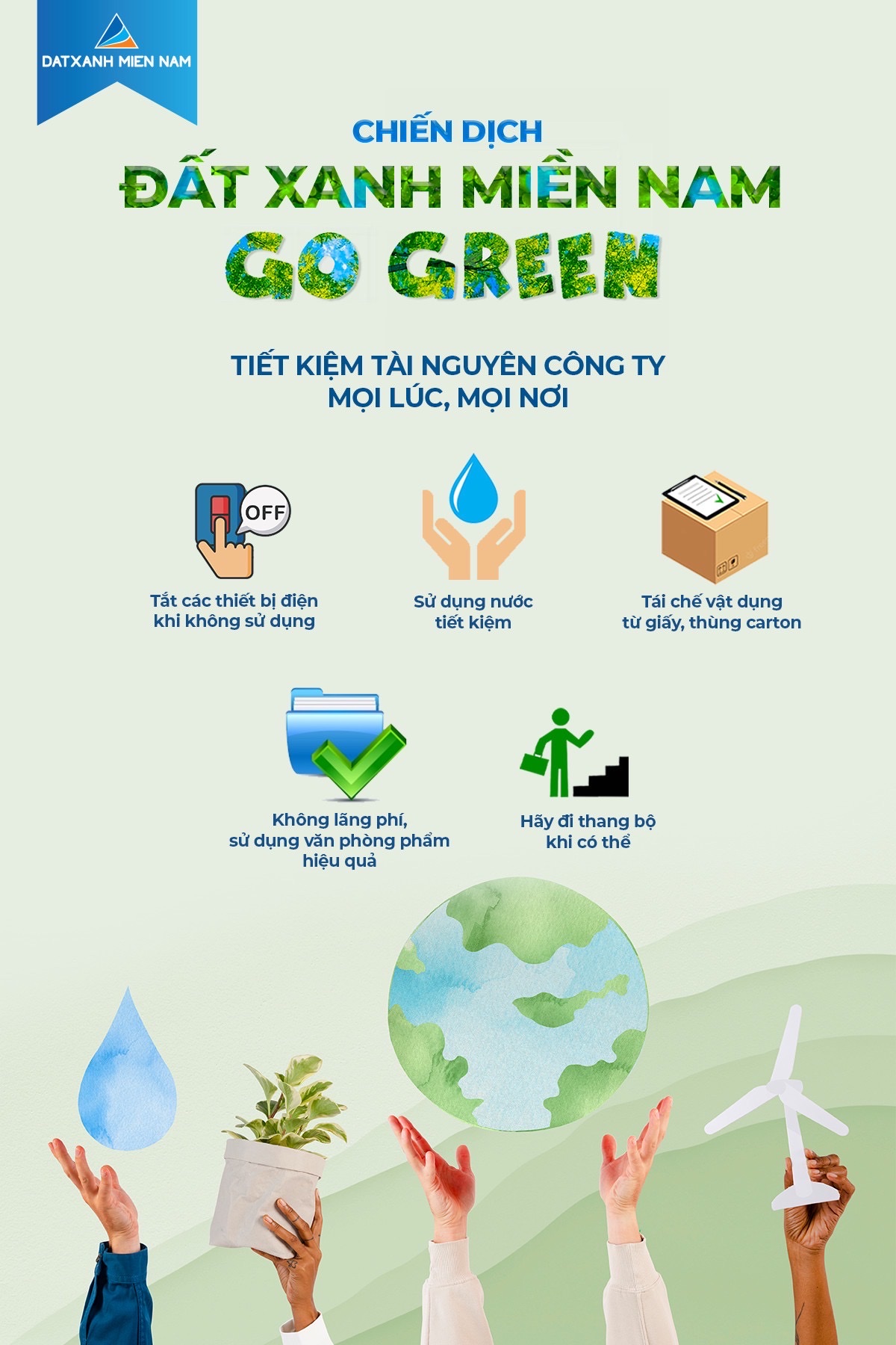 CHIẾN DỊCH ĐẤT XANH MIỀN NAM GO GREEN