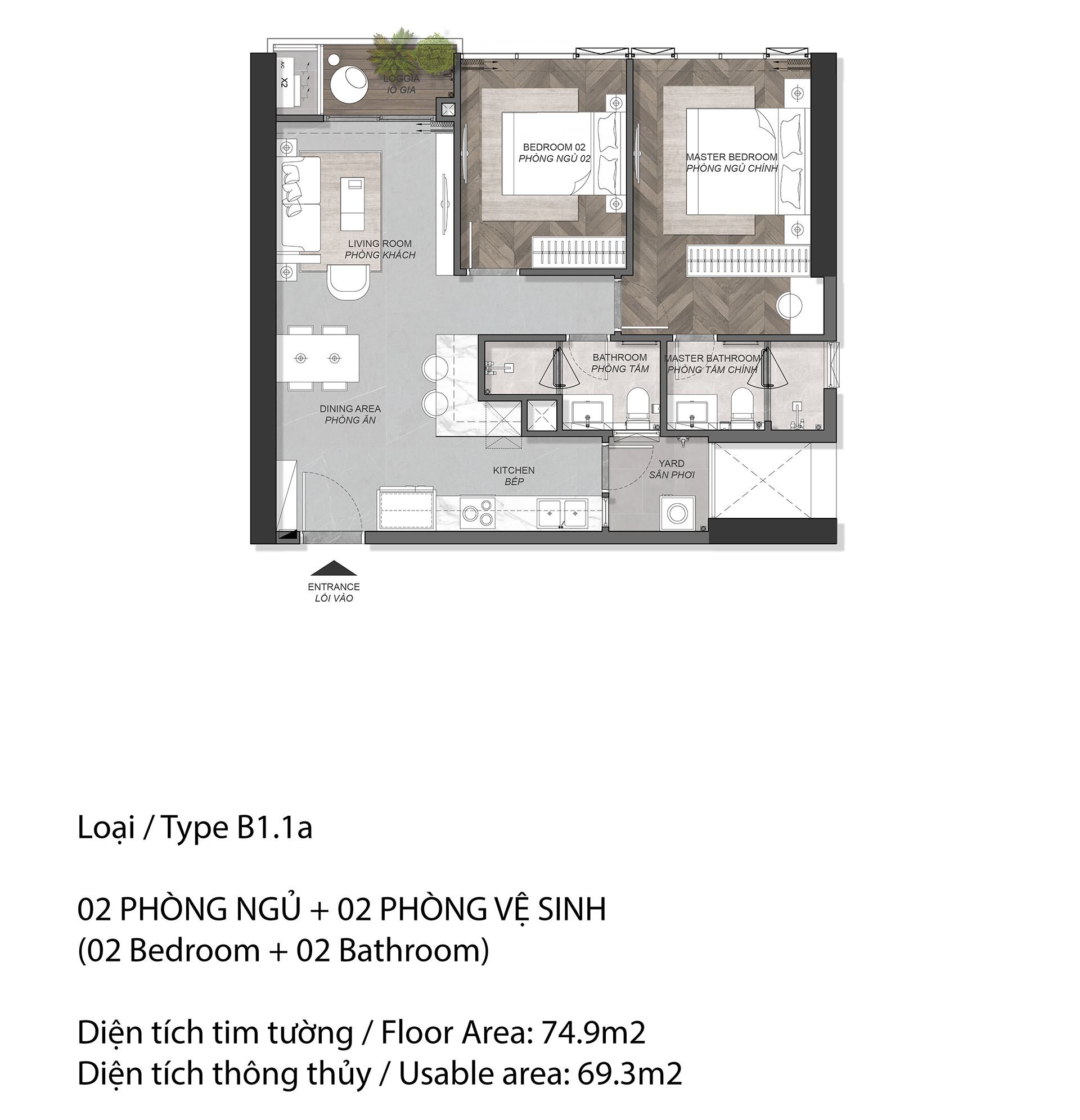 Mặt Bằng Thiết Kế Căn Hộ