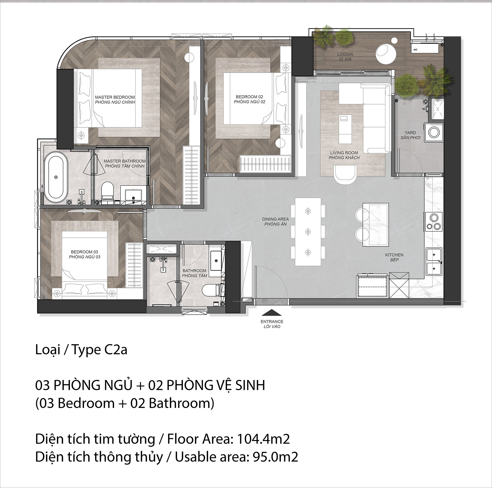 Mặt Bằng Thiết Kế Căn Hộ