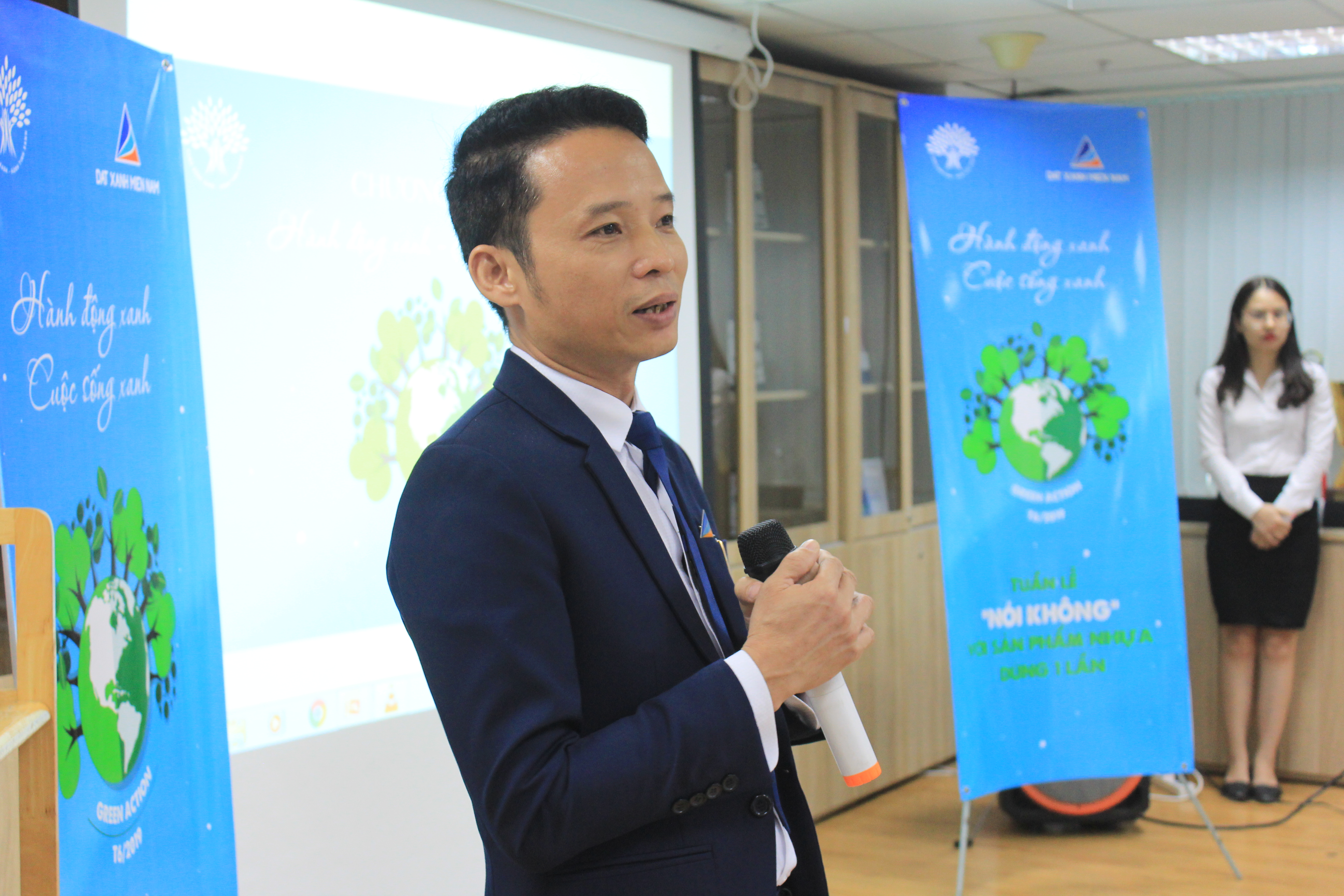 Ông Đỗ Văn Mạnh – TGĐ ĐXMN phát động chương trình Hành động xanh – Hành tinh xanh